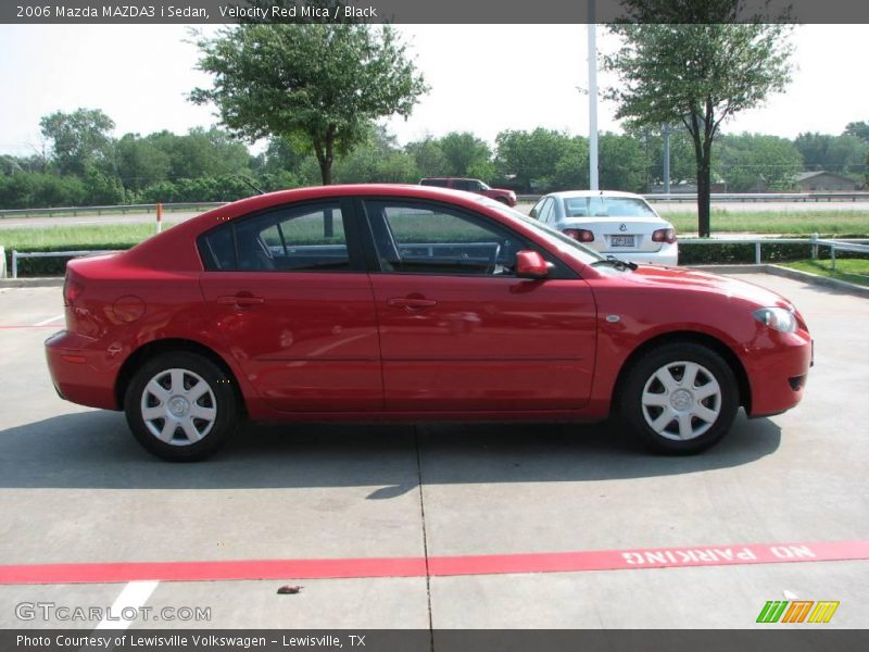 Velocity Red Mica / Black 2006 Mazda MAZDA3 i Sedan
