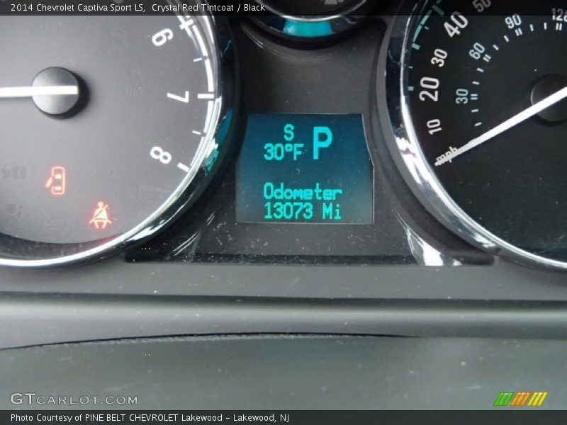 Crystal Red Tintcoat / Black 2014 Chevrolet Captiva Sport LS
