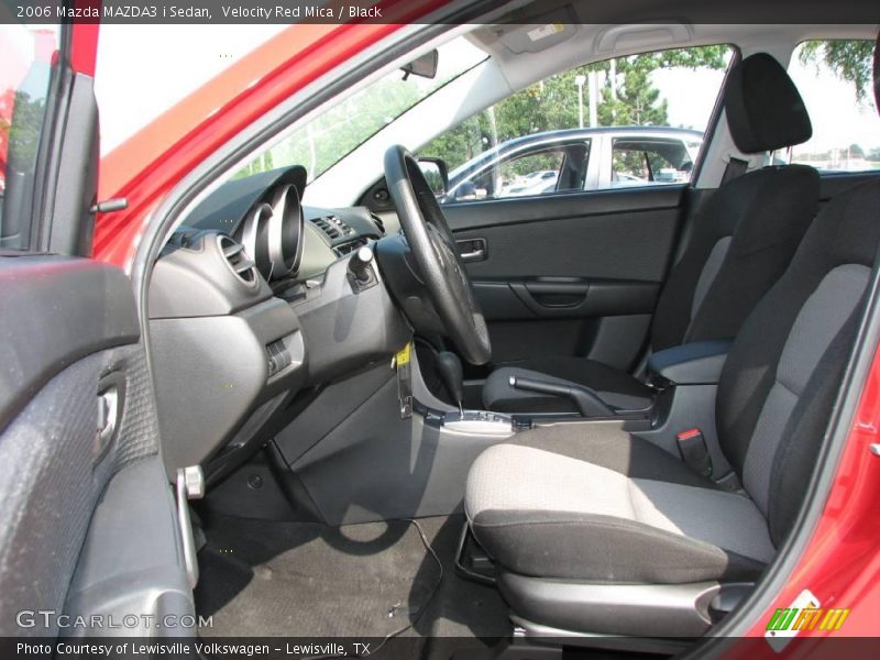 Velocity Red Mica / Black 2006 Mazda MAZDA3 i Sedan