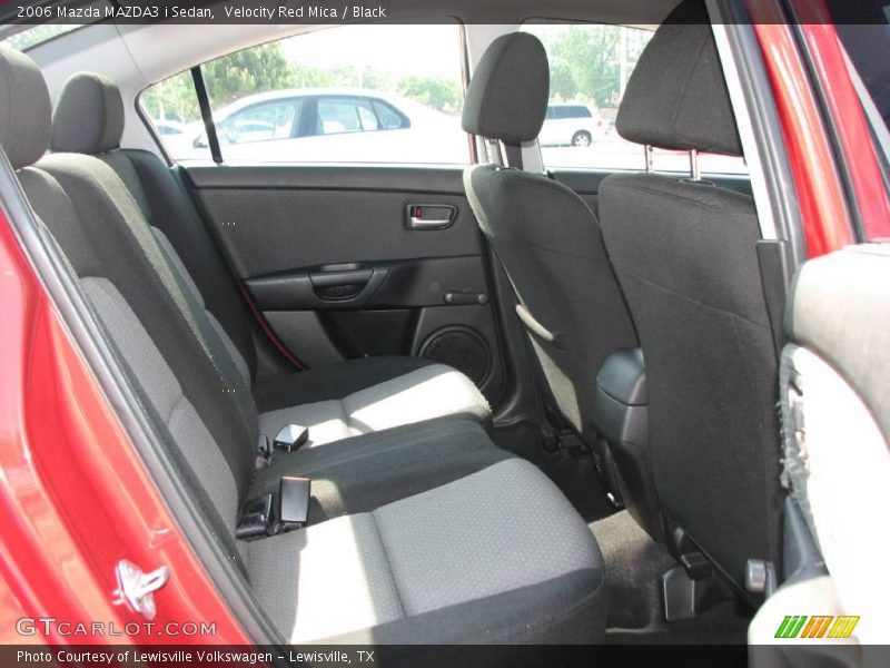 Velocity Red Mica / Black 2006 Mazda MAZDA3 i Sedan