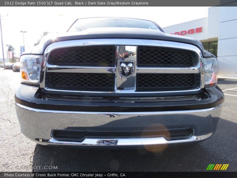 Black / Dark Slate Gray/Medium Graystone 2012 Dodge Ram 1500 SLT Quad Cab