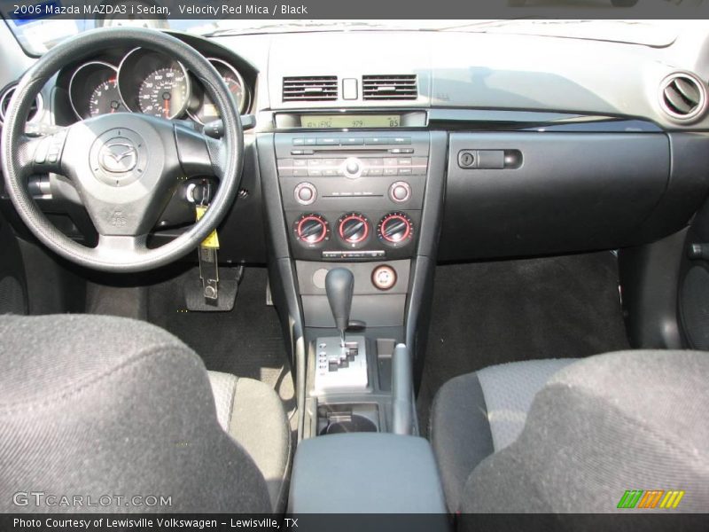 Velocity Red Mica / Black 2006 Mazda MAZDA3 i Sedan