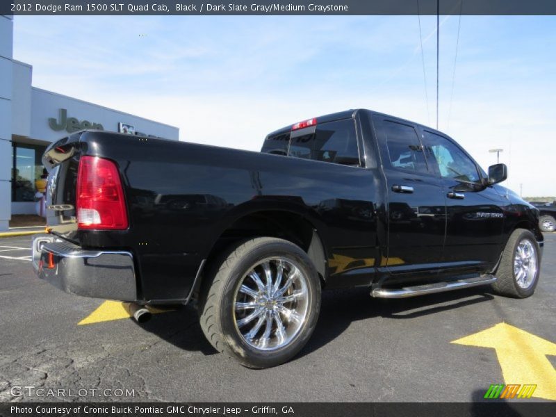 Black / Dark Slate Gray/Medium Graystone 2012 Dodge Ram 1500 SLT Quad Cab