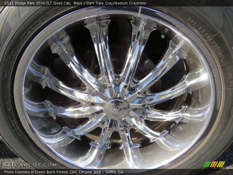 Black / Dark Slate Gray/Medium Graystone 2012 Dodge Ram 1500 SLT Quad Cab