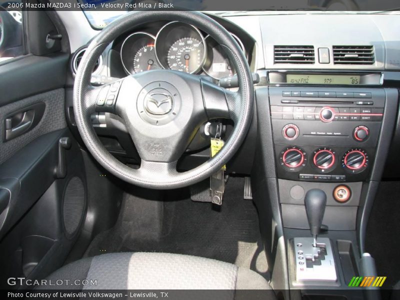 Velocity Red Mica / Black 2006 Mazda MAZDA3 i Sedan