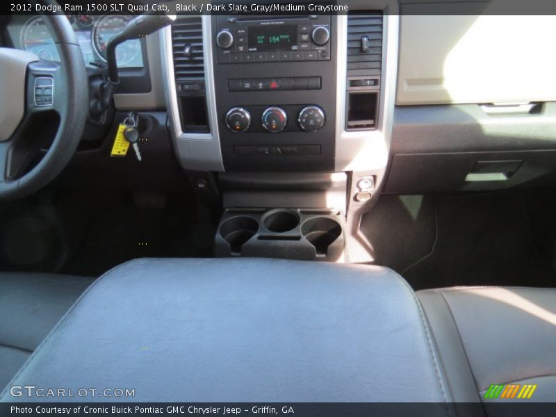 Black / Dark Slate Gray/Medium Graystone 2012 Dodge Ram 1500 SLT Quad Cab