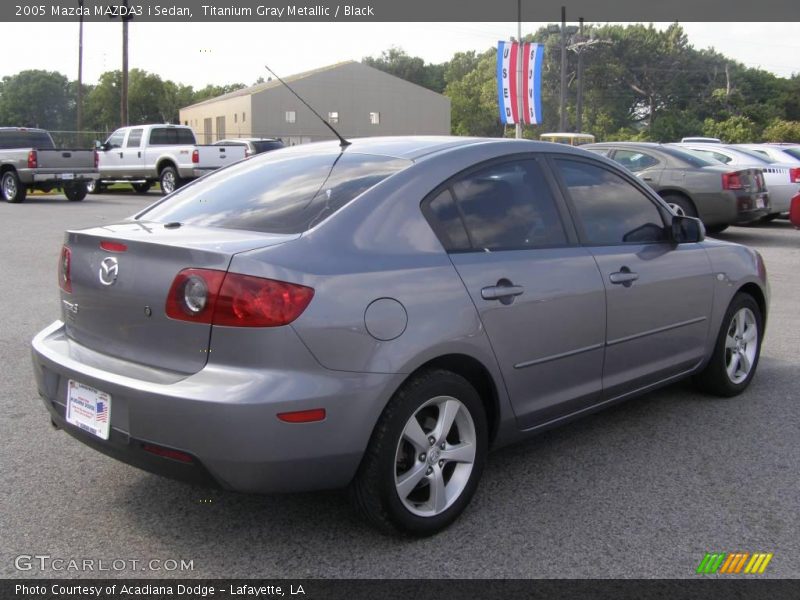 Titanium Gray Metallic / Black 2005 Mazda MAZDA3 i Sedan