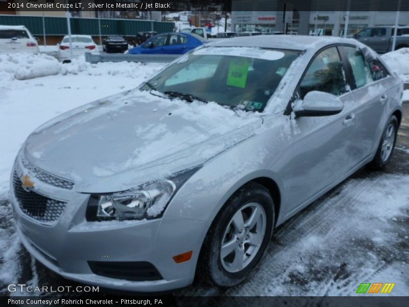 Silver Ice Metallic / Jet Black 2014 Chevrolet Cruze LT