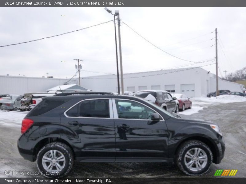 Black Granite Metallic / Jet Black 2014 Chevrolet Equinox LT AWD