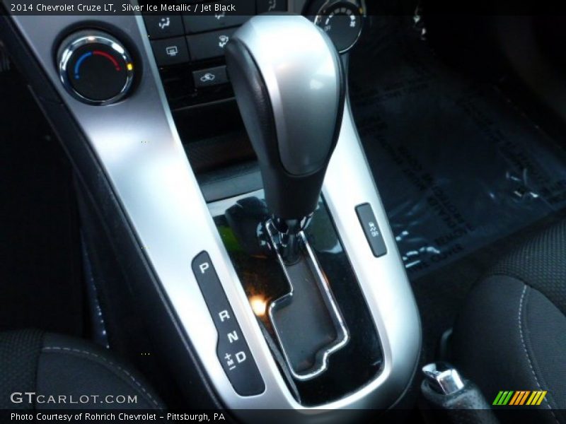Silver Ice Metallic / Jet Black 2014 Chevrolet Cruze LT