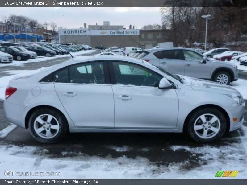 Silver Ice Metallic / Jet Black 2014 Chevrolet Cruze LT