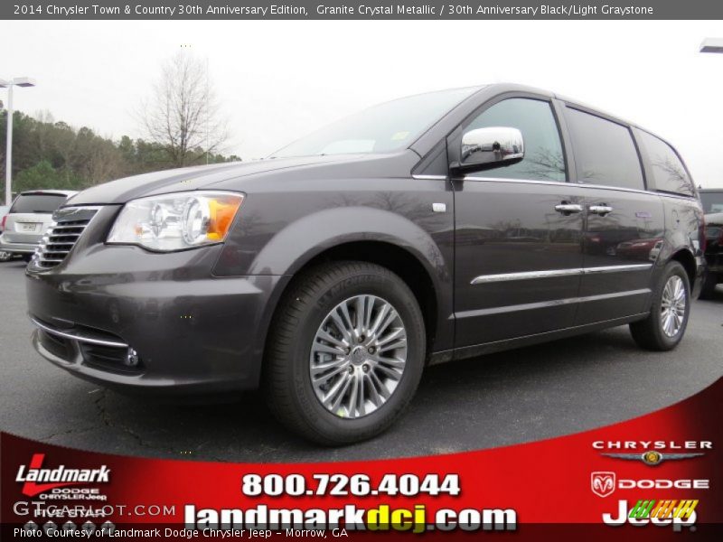Granite Crystal Metallic / 30th Anniversary Black/Light Graystone 2014 Chrysler Town & Country 30th Anniversary Edition