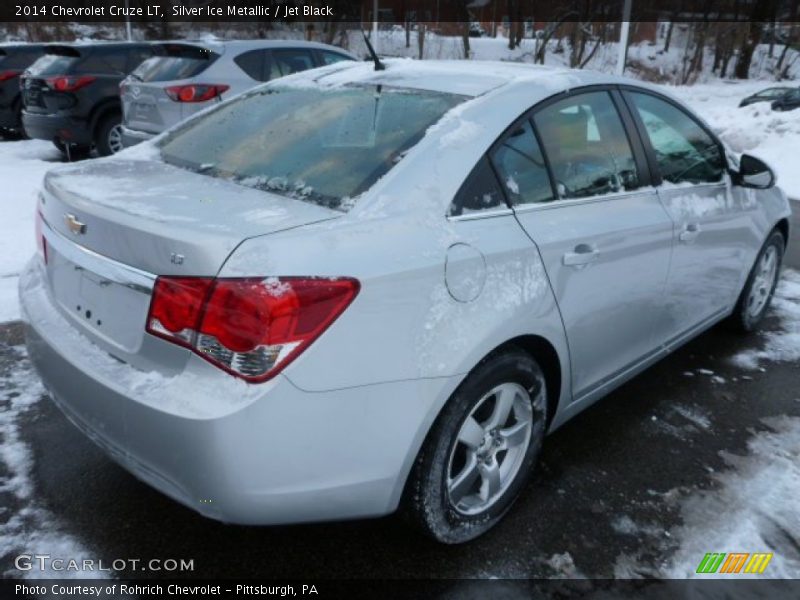 Silver Ice Metallic / Jet Black 2014 Chevrolet Cruze LT