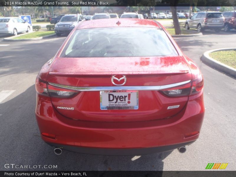 Soul Red Mica / Black 2014 Mazda MAZDA6 Grand Touring