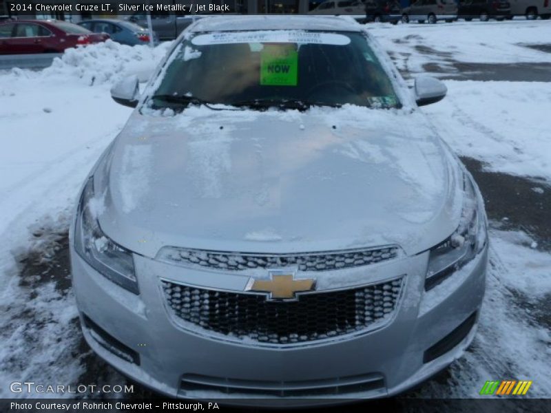 Silver Ice Metallic / Jet Black 2014 Chevrolet Cruze LT