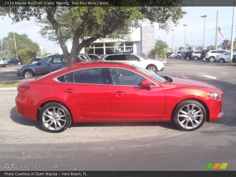 Soul Red Mica / Black 2014 Mazda MAZDA6 Grand Touring