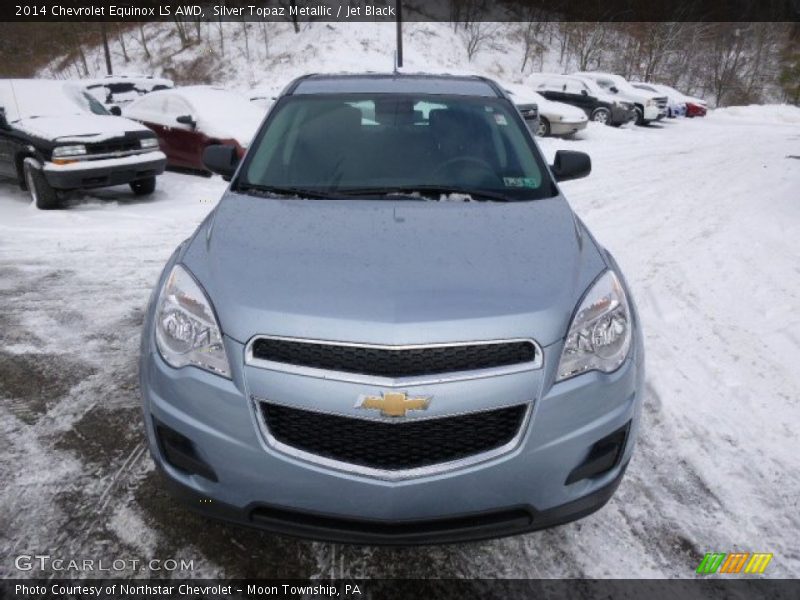 Silver Topaz Metallic / Jet Black 2014 Chevrolet Equinox LS AWD