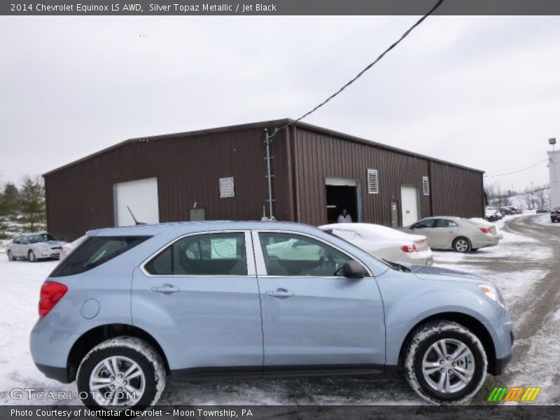 Silver Topaz Metallic / Jet Black 2014 Chevrolet Equinox LS AWD