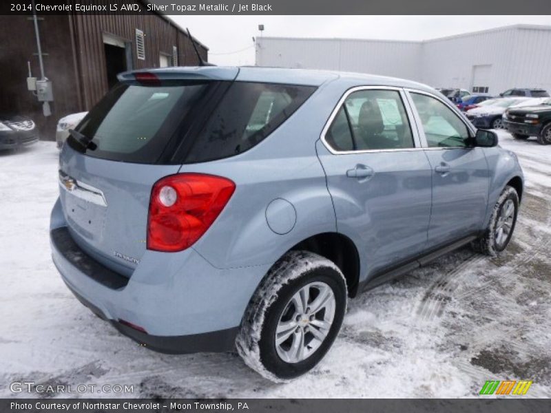 Silver Topaz Metallic / Jet Black 2014 Chevrolet Equinox LS AWD