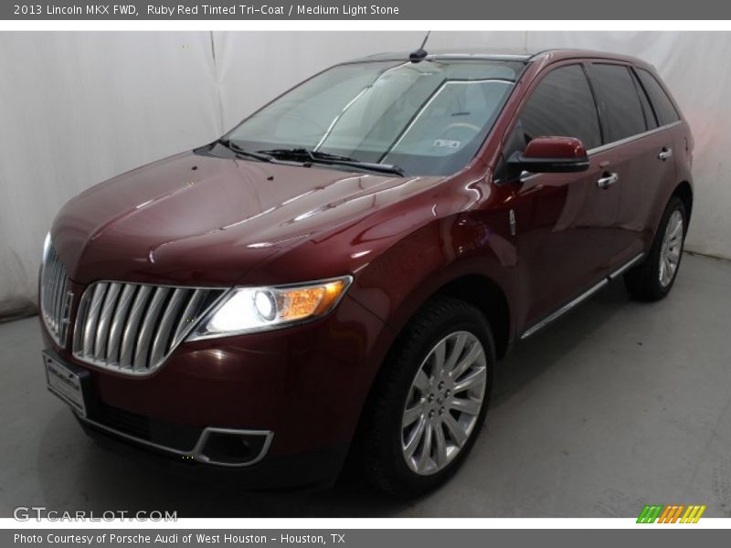 Ruby Red Tinted Tri-Coat / Medium Light Stone 2013 Lincoln MKX FWD