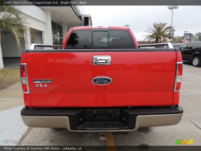 Bright Red / Black 2005 Ford F150 FX4 SuperCrew 4x4