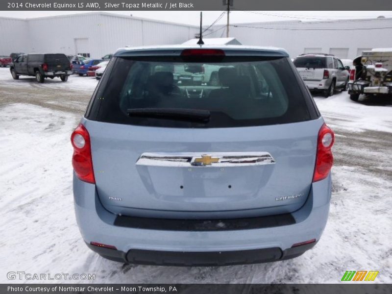 Silver Topaz Metallic / Jet Black 2014 Chevrolet Equinox LS AWD