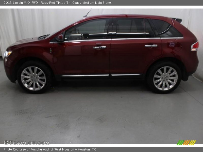 Ruby Red Tinted Tri-Coat / Medium Light Stone 2013 Lincoln MKX FWD