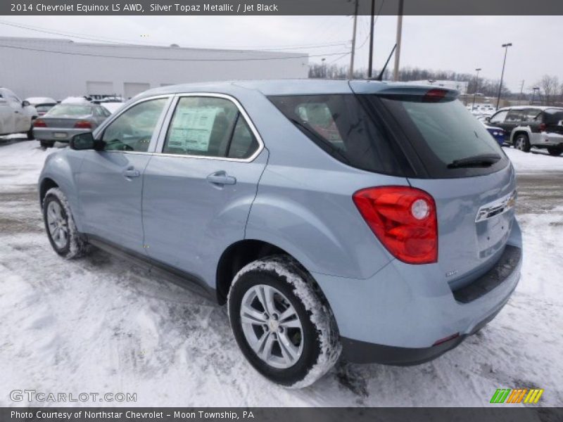 Silver Topaz Metallic / Jet Black 2014 Chevrolet Equinox LS AWD