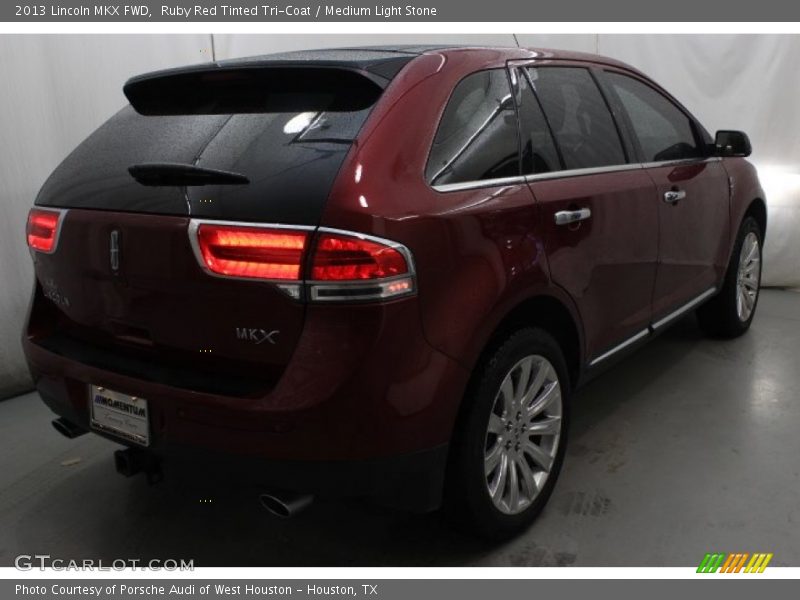 Ruby Red Tinted Tri-Coat / Medium Light Stone 2013 Lincoln MKX FWD