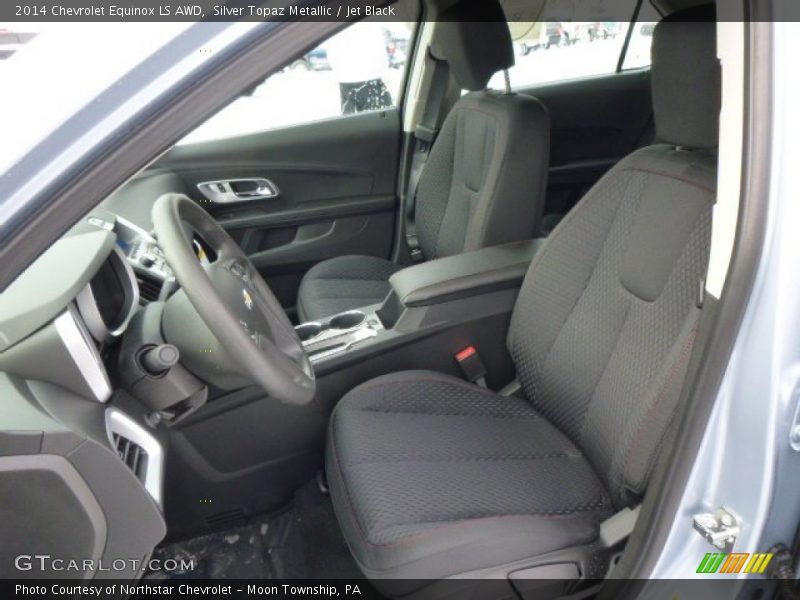 Silver Topaz Metallic / Jet Black 2014 Chevrolet Equinox LS AWD