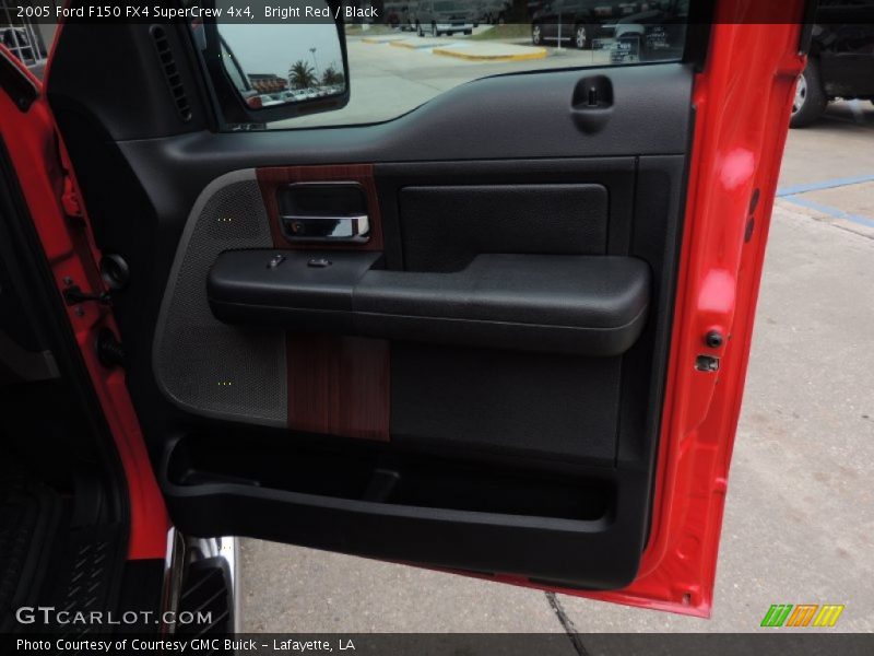 Bright Red / Black 2005 Ford F150 FX4 SuperCrew 4x4