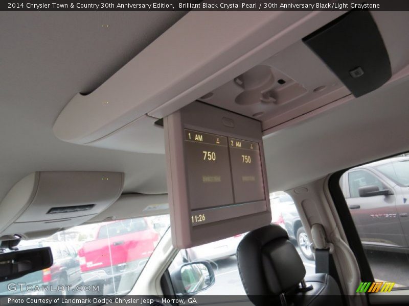 Brilliant Black Crystal Pearl / 30th Anniversary Black/Light Graystone 2014 Chrysler Town & Country 30th Anniversary Edition