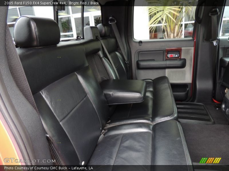 Bright Red / Black 2005 Ford F150 FX4 SuperCrew 4x4