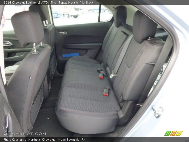 Silver Topaz Metallic / Jet Black 2014 Chevrolet Equinox LS AWD