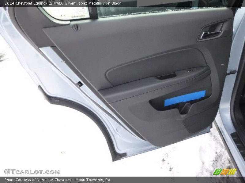 Silver Topaz Metallic / Jet Black 2014 Chevrolet Equinox LS AWD
