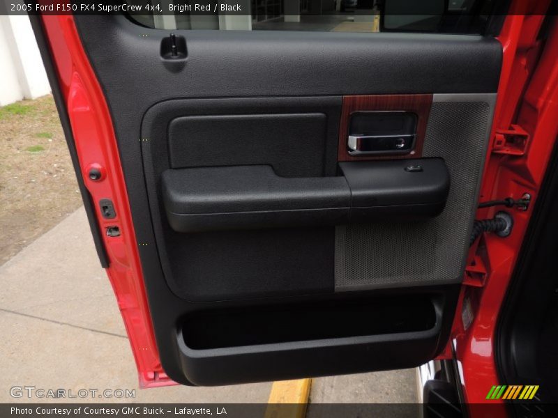 Bright Red / Black 2005 Ford F150 FX4 SuperCrew 4x4