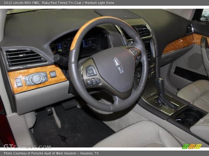 Ruby Red Tinted Tri-Coat / Medium Light Stone 2013 Lincoln MKX FWD