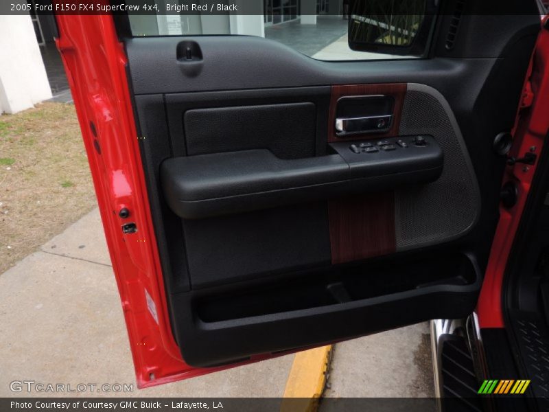 Bright Red / Black 2005 Ford F150 FX4 SuperCrew 4x4