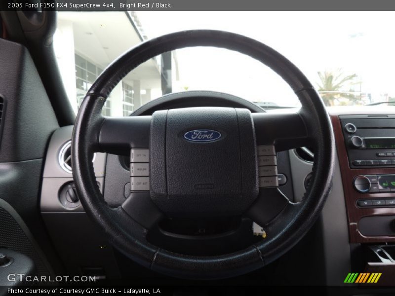 Bright Red / Black 2005 Ford F150 FX4 SuperCrew 4x4