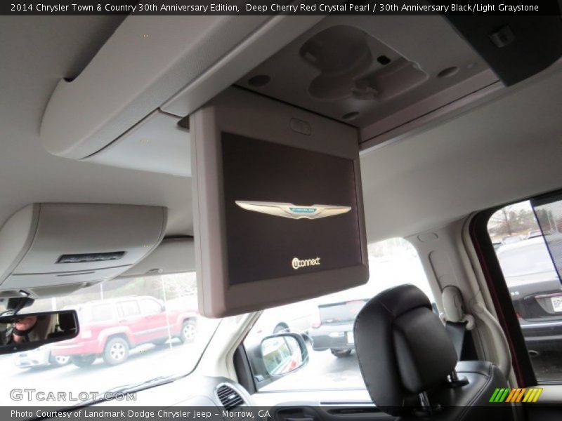 Deep Cherry Red Crystal Pearl / 30th Anniversary Black/Light Graystone 2014 Chrysler Town & Country 30th Anniversary Edition