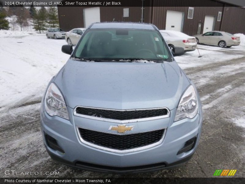 Silver Topaz Metallic / Jet Black 2014 Chevrolet Equinox LS AWD