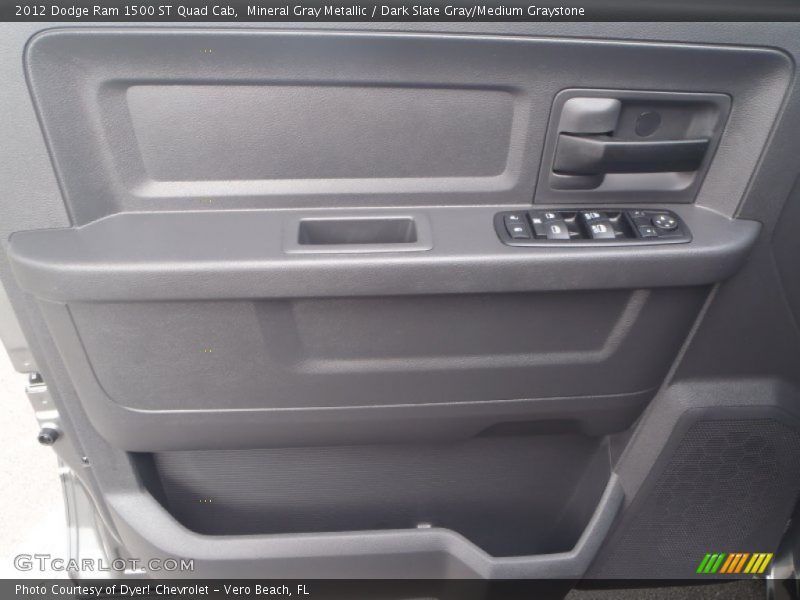 Mineral Gray Metallic / Dark Slate Gray/Medium Graystone 2012 Dodge Ram 1500 ST Quad Cab