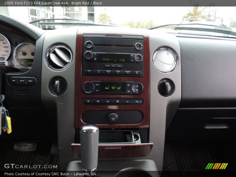 Bright Red / Black 2005 Ford F150 FX4 SuperCrew 4x4