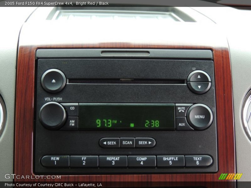 Bright Red / Black 2005 Ford F150 FX4 SuperCrew 4x4
