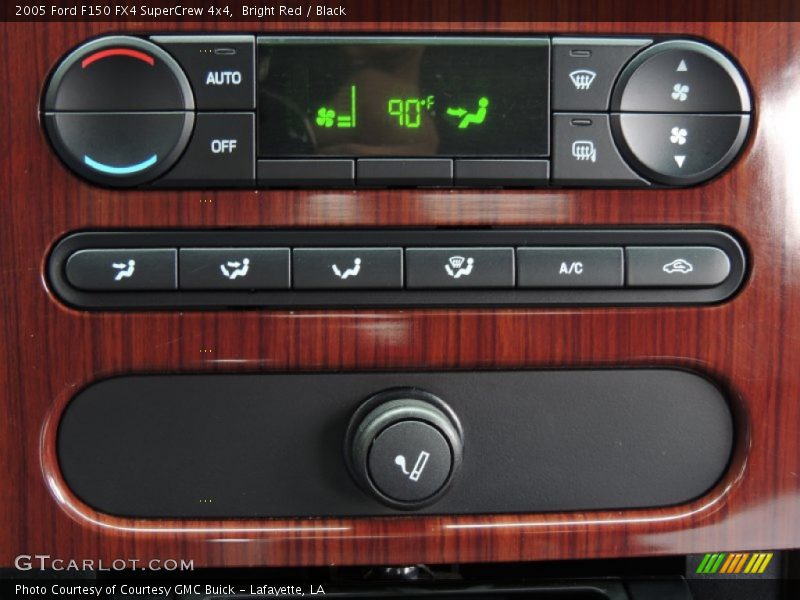 Bright Red / Black 2005 Ford F150 FX4 SuperCrew 4x4