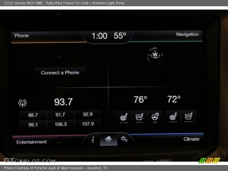 Ruby Red Tinted Tri-Coat / Medium Light Stone 2013 Lincoln MKX FWD