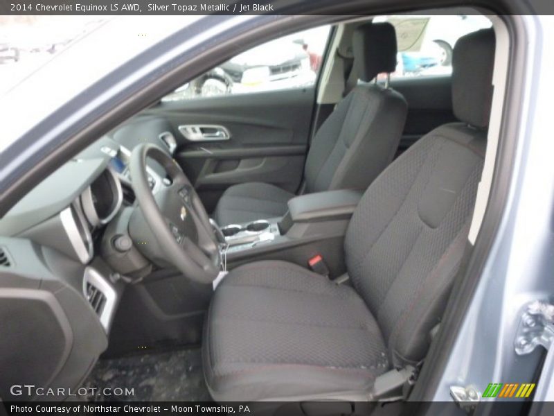 Silver Topaz Metallic / Jet Black 2014 Chevrolet Equinox LS AWD