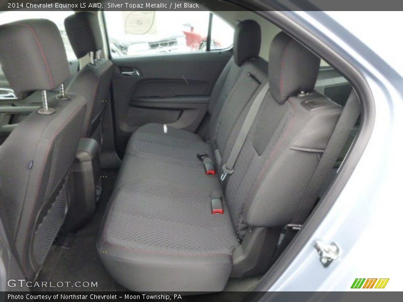 Silver Topaz Metallic / Jet Black 2014 Chevrolet Equinox LS AWD