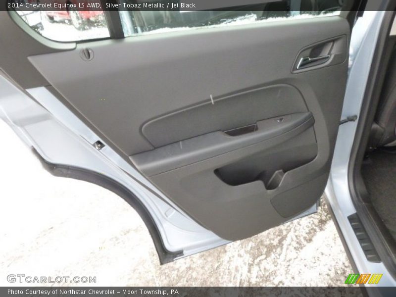 Silver Topaz Metallic / Jet Black 2014 Chevrolet Equinox LS AWD