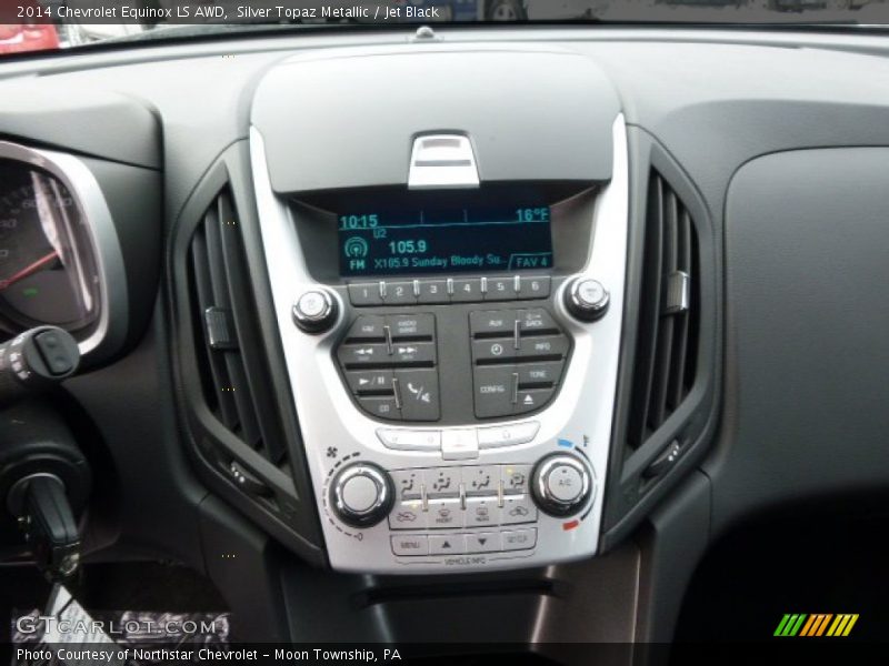 Silver Topaz Metallic / Jet Black 2014 Chevrolet Equinox LS AWD